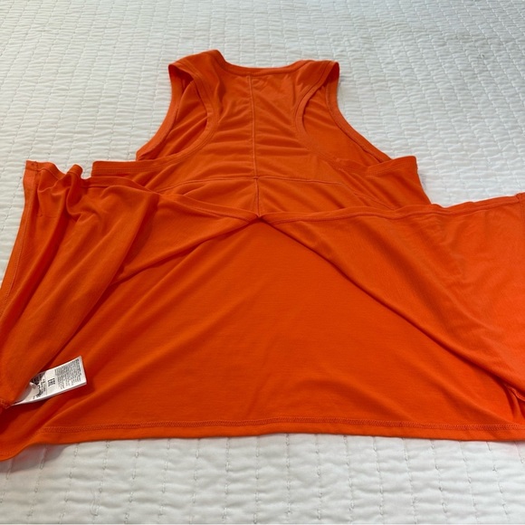 GapFit Orange Muscle Tee Sleeveless with Open Back - Picture 11 of 11
